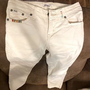 Polo Ralph Lauren Girls Waverly Straight Embroidered Jeans